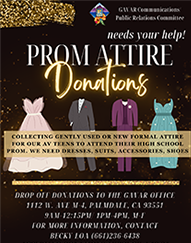 Prom Attire Donations
