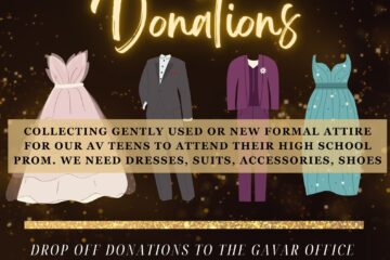 Prom Donations flyer