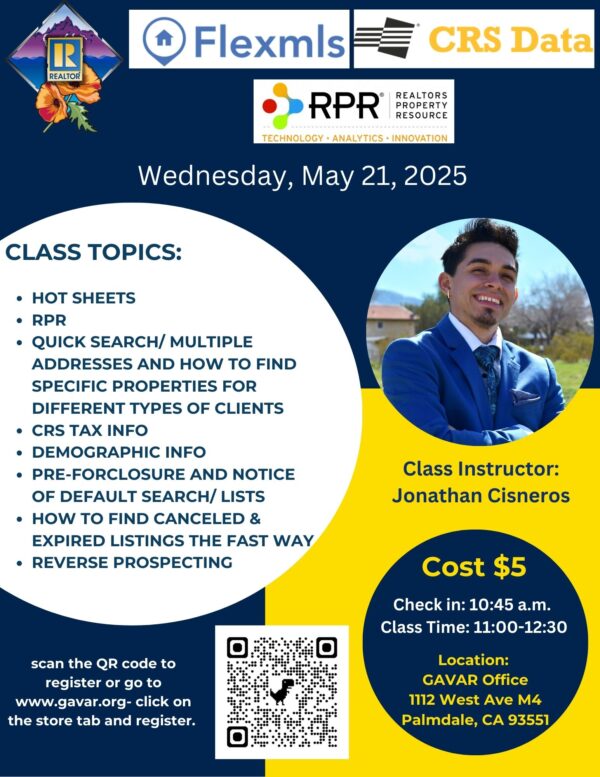FLEX MLS Class with Jonathan Cisneros