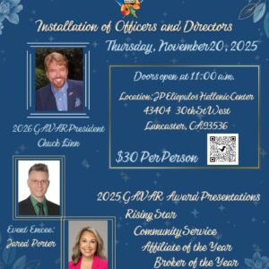 GAVAR Installation of Officers and Directors 11/20/25 TABLE- 10 People