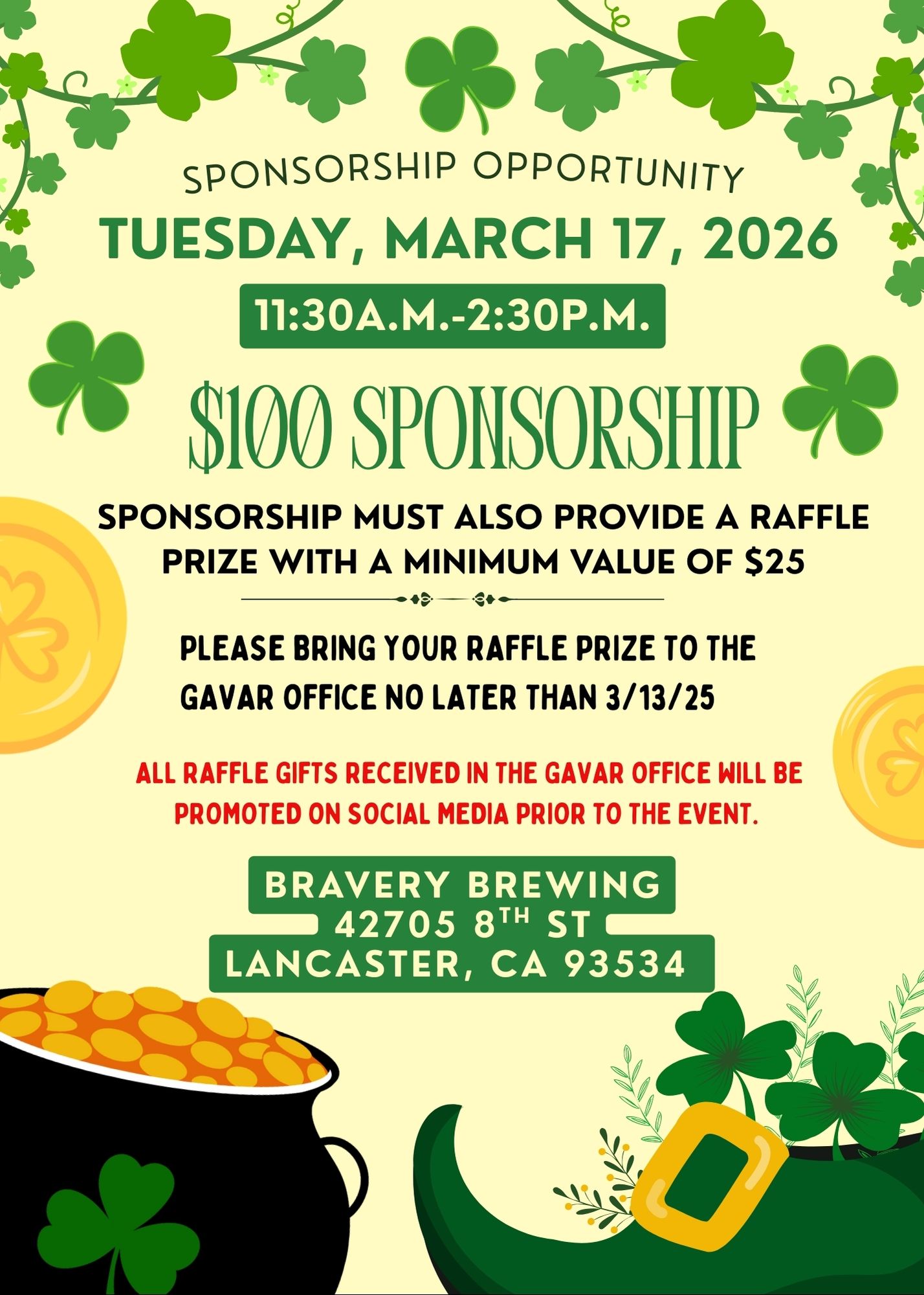 GAVAR Event Mixer Sponsor