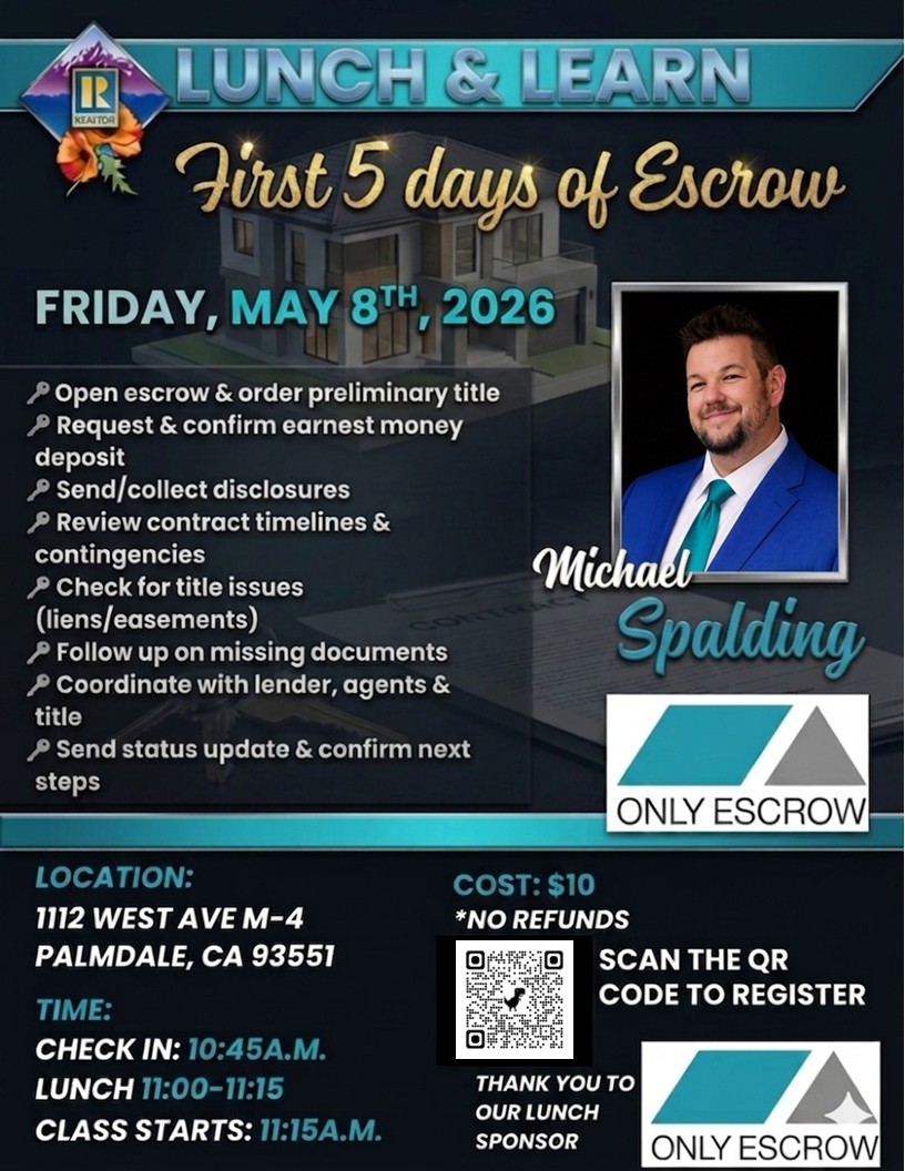 Upcoming Event Flyer