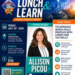Lunch and Learn 7.24.26