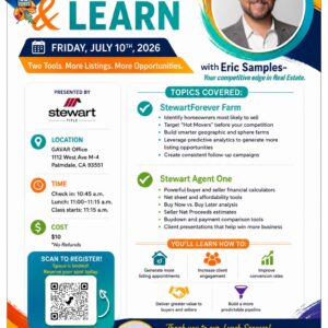 Lunch and Learn 7.10.26