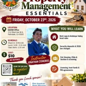 Lunch and Learn 10.23.26